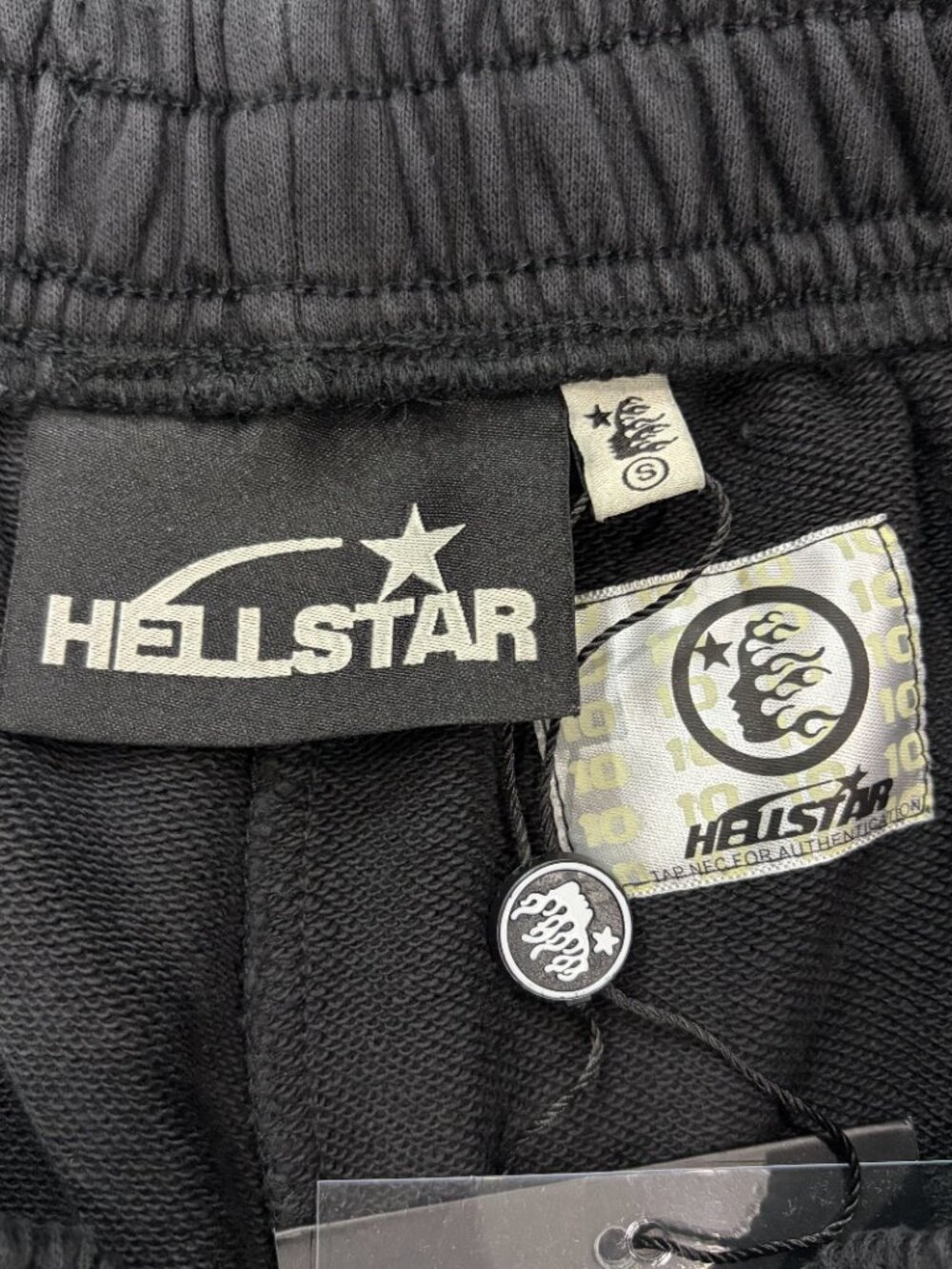 Hellstar Flame Shorts Black Mens Size M - Picture 3 of 5